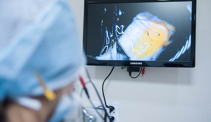 High magnification digital microscopy separation